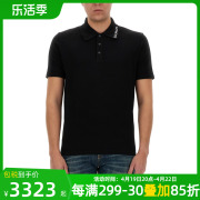 balmain男装时尚个性，男带有标志的polot恤黑色短袖ch1gc026