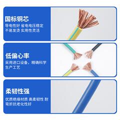 国标铜芯BVR4/6/10/16/25/35平方单芯多股铜芯阻燃工程电柜软电线