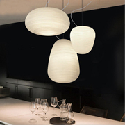 丹麦创意蚕茧玻璃吊灯客厅餐厅灯北欧个性样板房loft复式楼梯灯具