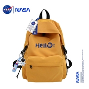 美国潮牌联名NASA学院风双肩包女小初中学生书包男大容量潮流背包