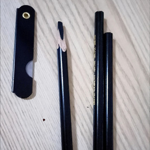 眉笔砍眼线笔中华牌特种铅笔536皮革塑料瓷器点位划线标记木工