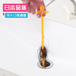 日本下水道疏通神器卫生间浴室，头发清理器，毛发钩子疏通的工具防堵