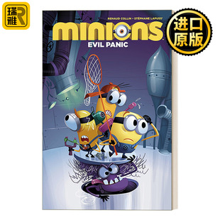 小黄人2漫画英文原版minionsevilpanic神偷奶爸卑鄙的我儿童趣味，图画故事书绘本画册进口英语书籍