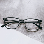 磨砂黑全框眼镜框镜架无镜片可配近视无片透明眼睛框女框架眼镜男