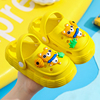 儿童拖鞋夏季男童女童EVA卡通包头凉拖鞋软底可爱撞色宝宝洞洞鞋