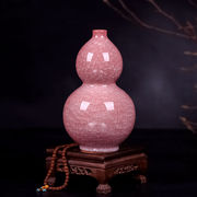 梵尼威景德镇陶瓷器仿古冰裂官窑裂纹釉时尚花瓶中式客厅家居
