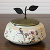 美式陶瓷烟灰缸欧式复古带盖烟灰缸茶几，装饰工艺摆设品创意摆件