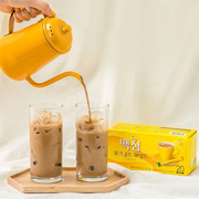 韩国进口麦馨maxim摩卡减糖牛奶雪顶金牌三合一速溶拿铁咖啡
