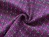 进口舒适 紫红色亮丝编织小香风粗花呢春夏套装连衣裙短装布料DIY