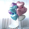 18寸爱心形铝膜气球桃心型飘空生日派对铝箔气球婚礼婚房布置用品