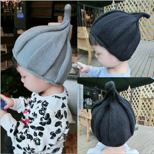 超萌男女童秋冬保暖护耳，洋气针织帽中小童婴儿，套头毛线帽亲子帽潮