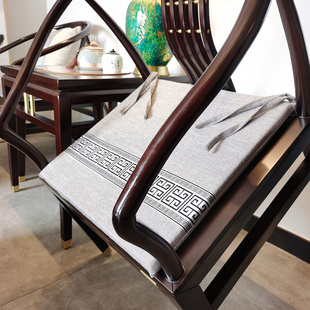 防滑坐垫餐椅垫圈椅垫太师椅垫官帽椅垫长凳垫古典新中式定制