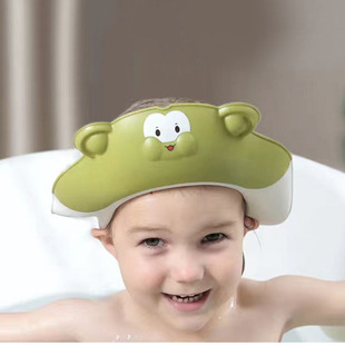 宝宝洗头神器儿童洗头挡水帽婴儿洗澡护耳硅胶浴帽防水洗澡帽