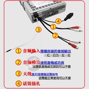 24V大巴客车载卡拉OK功放机 12V汽车大功率无线麦克风套装功