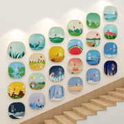 24节气墙贴二十四幼儿园主题墙环创小学楼梯教室文化墙面装饰挂画