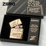 ZIPPO打火机正版 美版原版 斜低盔甲斜阳镀玫瑰金 防风煤油打火机
