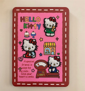 刺绣hellokitty猫适用苹果ipad保护套带笔槽ipad109旋转支架air54防弯mini防摔10.2英寸亚克力平板保护壳硬