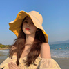 帽子女夏季遮阳帽防晒渔夫帽，百搭防紫外线，大帽檐遮脸日本太阳帽潮