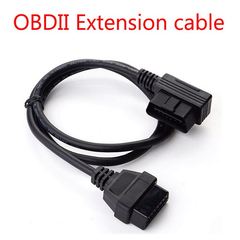 L型OBD延长线 ELM327 车载电脑 OBD2 连接线 弯头延长线1米延长线