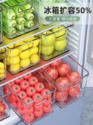收纳盒塑料透明冰箱盒子抽屉式食品级整理神器蔬菜鸡蛋专用食物盒