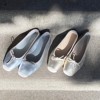 易梦玲(易梦玲)reqins法国设计师品牌真皮方头芭蕾舞平底鞋单鞋