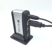 笔记本USB HUB带电源usb2.0hub带供电集线器一拖七分接线电脑扩展