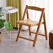 餐椅凳子实木办公电脑靠背，椅子折叠可折叠椅，家用简易便携椅折叠竹