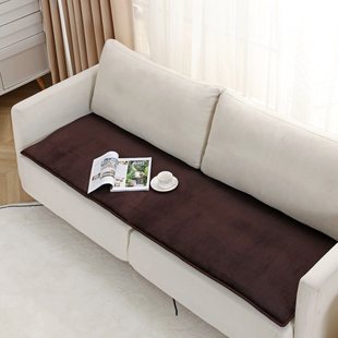 外贸日式加厚记忆棉沙发垫纯色现代简约实木中式红木真皮客厅坐垫