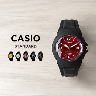 日本 CASIO卡西欧复古夜光女式手表防水运动学生男腕表