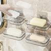 肥皂盒壁挂式沥水家用免打孔创意双层置物架，卫生间浴室香皂盒