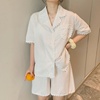 2021甜美蕾丝波点睡衣女夏季套短袖短裤韩版网红家居服两件套装薄