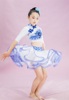 青花瓷儿童拉丁舞演出服夏季女童拉丁舞裙专业考级比赛表