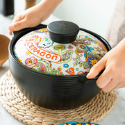 砂锅炖锅家用燃气，耐高温炖汤砂锅日式陶瓷煲汤养生干烧大沙锅