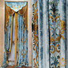 欧式窗帘客厅奢华大气简欧宫廷，豪华美式卧室成品，高档丝绒棉绒绒布