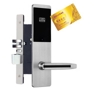 酒店感应锁宾馆IC卡门锁旅馆智能磁卡锁刷卡电子锁插卡锁*