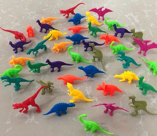 小恐龙玩具软胶小号软体塑胶实心套装儿童节迷你塑料全套橡胶可以
