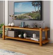 简易实木电视柜新中式北欧简约电视柜小户型易组装(易组装)电视柜