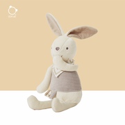 softlife可爱兔子婴儿安抚玩偶，新生宝宝小兔兔，公仔毛绒玩具可入口
