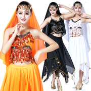 肚皮舞表演出服练功服，印度舞蹈服装成人埃及天竺少女套装