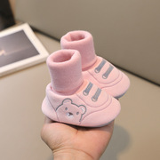 1岁婴儿童鞋秋冬季软布鞋子，男女宝宝0-8个月9新生不掉10好穿11
