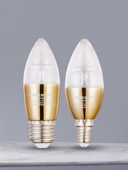 雷士照明E14尖泡球泡led蜡烛灯泡e27螺口家用三色变光餐吊灯光源