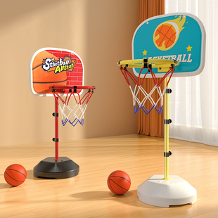 篮球投篮框儿童室内投篮架，3岁男孩6球类，家用宝宝静音玩具移动户外