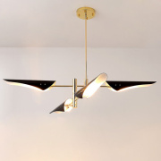 北欧后现代灯具简约客厅餐厅样板房个性创意时尚卧室艺术飞机吊灯