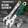 扳手工具大全万能活口卫浴，板手多功能套装万用，大开口管钳