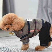 狗狗衣服泰迪衣服秋冬装加厚保暖棉衣比R熊博美可爱宠物衣服四脚