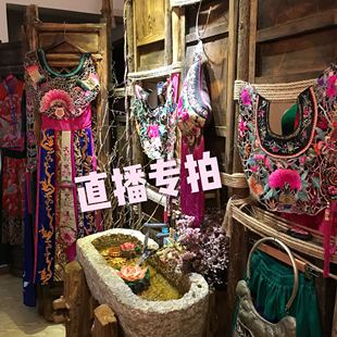 云饰图腾原创设计品牌女装 店主直播链接每周三周五周六直播专拍