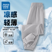 真维斯童装男童裤子夏季薄款防蚊裤男孩夏装休闲运动裤儿童束脚裤