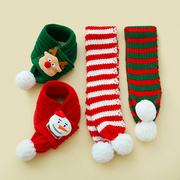 红色雪人圣诞绿色两脚衣服，针织围脖过年猫狗泰迪法斗柯基宠物毛衣