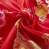 婚庆床品杭州丝绸被面软缎绸缎被面织锦缎结婚被面子龙凤百子图