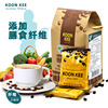 马来西亚进口KOON KEE炭烧拿铁口感特浓提神膳食纤维速溶白咖啡